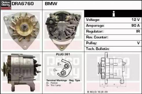 Remy DRA6760 - Alternator www.molydon.hr