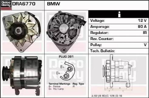 Remy DRA6770 - Alternator www.molydon.hr