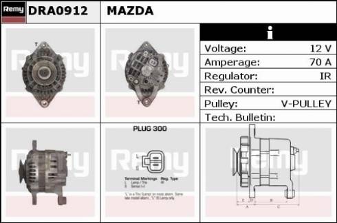 Remy DRA0912 - Alternator www.molydon.hr