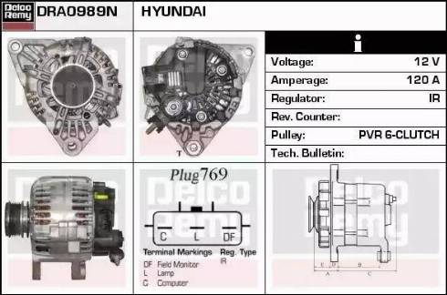 Remy DRA0989N - Alternator www.molydon.hr