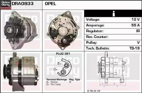 Remy DRA0933 - Alternator www.molydon.hr