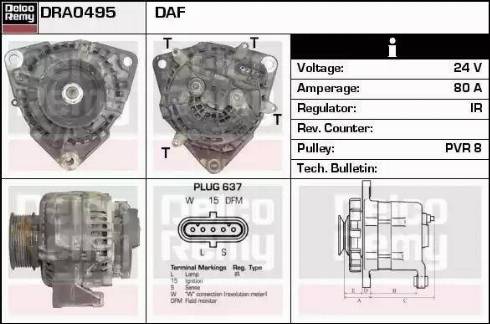 Remy DRA0495 - Alternator www.molydon.hr