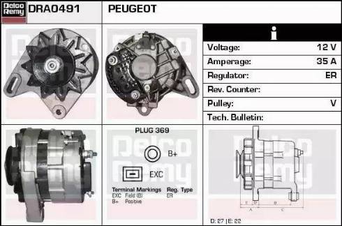 Remy DRA0491 - Alternator www.molydon.hr