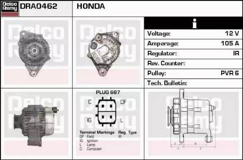 Remy DRA0462 - Alternator www.molydon.hr