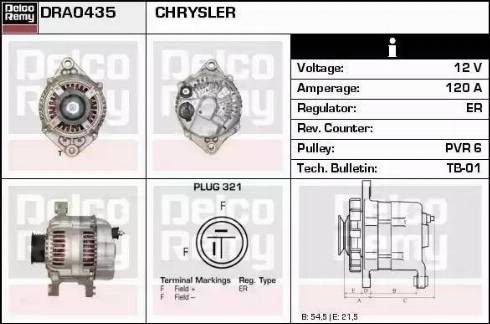 Remy DRA0435 - Alternator www.molydon.hr