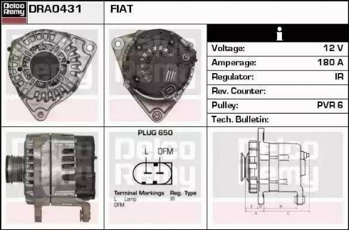 Remy DRA0431 - Alternator www.molydon.hr