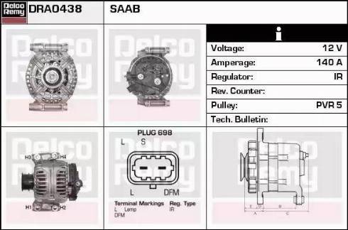 Remy DRA0438 - Alternator www.molydon.hr