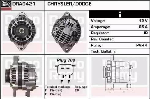 Remy DRA0421 - Alternator www.molydon.hr