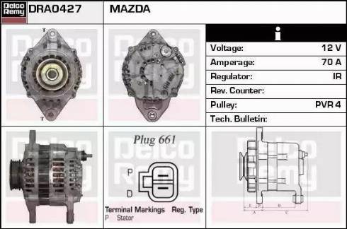 Remy DRA0427 - Alternator www.molydon.hr