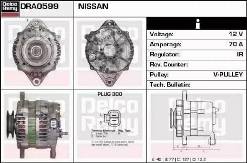 Remy DRA0599 - Alternator www.molydon.hr