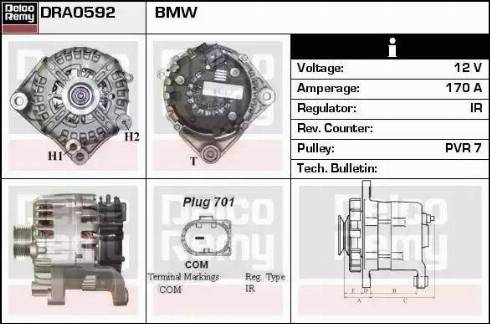 Remy DRA0592 - Alternator www.molydon.hr