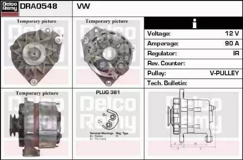 Remy DRA0548 - Alternator www.molydon.hr