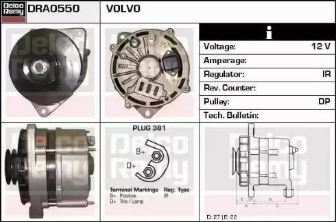 Remy DRA0550 - Alternator www.molydon.hr