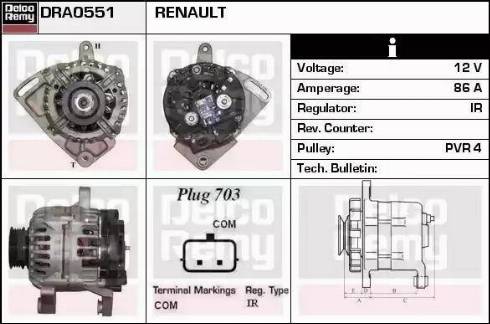 Remy DRA0551 - Alternator www.molydon.hr