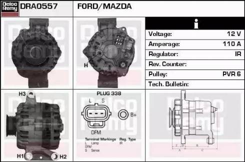 Remy DRA0557 - Alternator www.molydon.hr