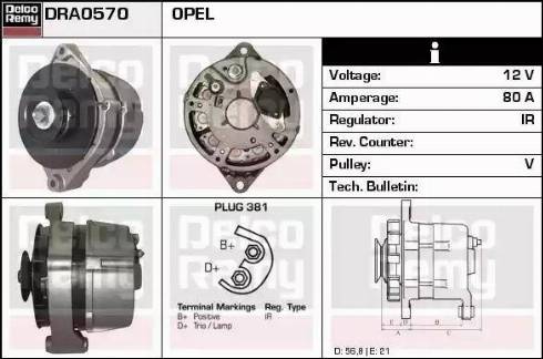 Remy DRA0570 - Alternator www.molydon.hr