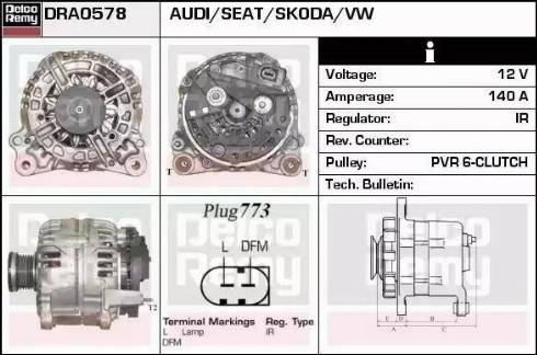 Remy DRA0578 - Alternator www.molydon.hr