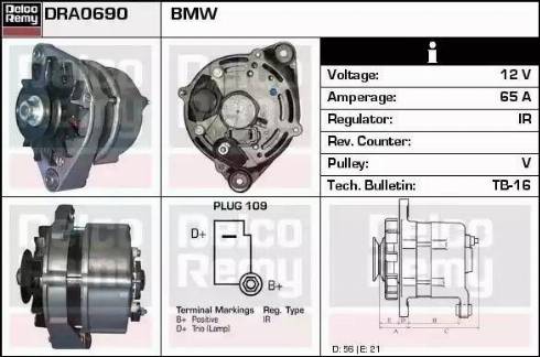 Remy DRA0690 - Alternator www.molydon.hr