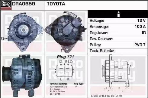 Remy DRA0659 - Alternator www.molydon.hr