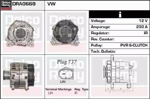 Remy DRA0669 - Alternator www.molydon.hr