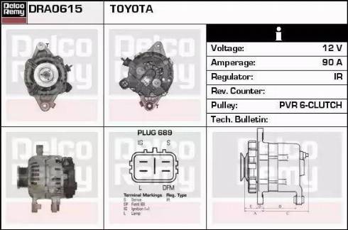 Remy DRA0615 - Alternator www.molydon.hr