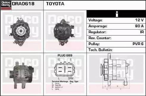 Remy DRA0618 - Alternator www.molydon.hr