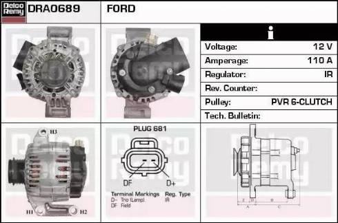 Remy DRA0689 - Alternator www.molydon.hr