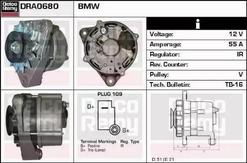 Remy DRA0680 - Alternator www.molydon.hr