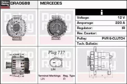 Remy DRA0688 - Alternator www.molydon.hr