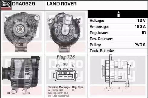 Remy DRA0629 - Alternator www.molydon.hr