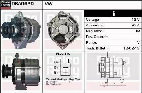 Remy DRA0620 - Alternator www.molydon.hr