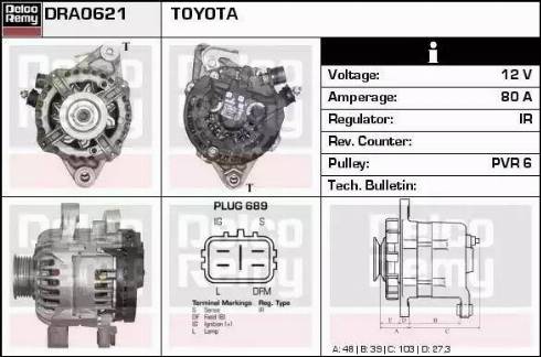 Remy DRA0621 - Alternator www.molydon.hr