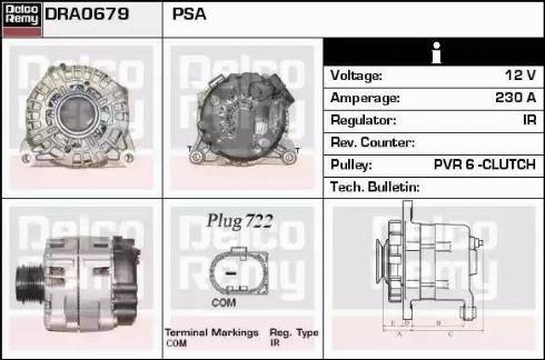 Remy DRA0679 - Alternator www.molydon.hr