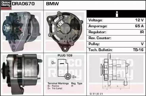 Remy DRA0670 - Alternator www.molydon.hr