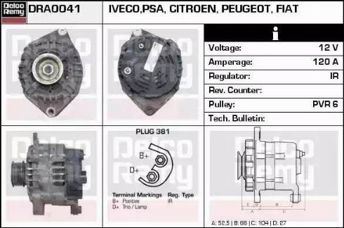 Remy DRA0041 - Alternator www.molydon.hr