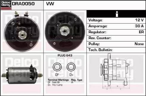 Remy DRA0050 - Alternator www.molydon.hr