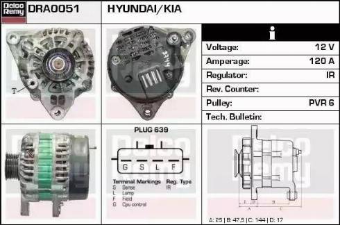 Remy DRA0051 - Alternator www.molydon.hr