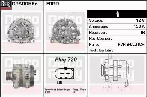 Remy DRA0058N - Alternator www.molydon.hr