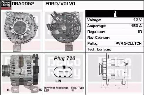 Remy DRA0052 - Alternator www.molydon.hr