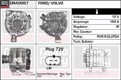 Remy DRA0057 - Alternator www.molydon.hr