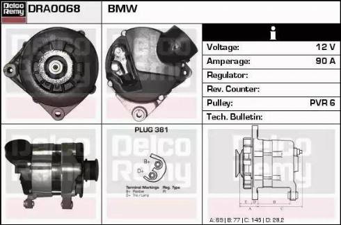 Remy DRA0068 - Alternator www.molydon.hr