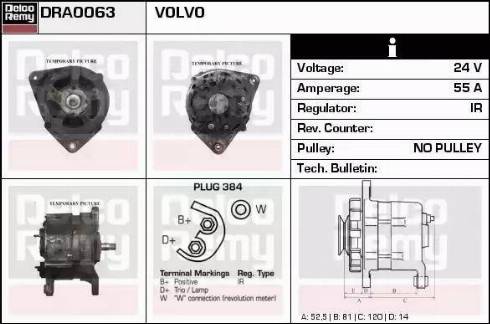 Remy DRA0063 - Alternator www.molydon.hr