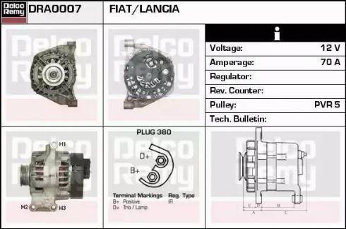 Remy DRA0007 - Alternator www.molydon.hr