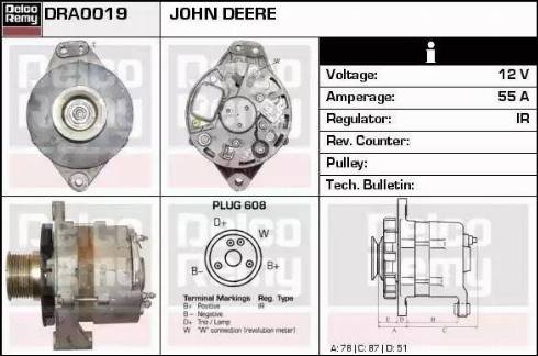 Remy DRA0019 - Alternator www.molydon.hr