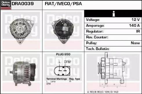 Remy DRA0039 - Alternator www.molydon.hr