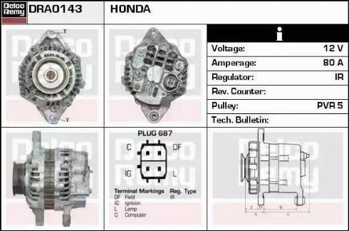 Remy DRA0143 - Alternator www.molydon.hr