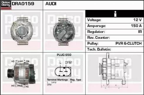 Remy DRA0159 - Alternator www.molydon.hr