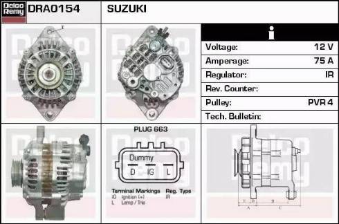 Remy DRA0154 - Alternator www.molydon.hr