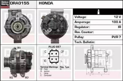 Remy DRA0155 - Alternator www.molydon.hr