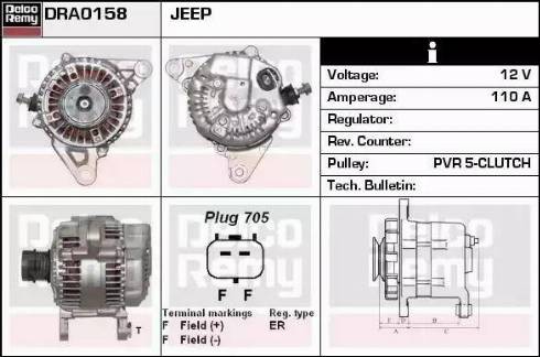 Remy DRA0158 - Alternator www.molydon.hr